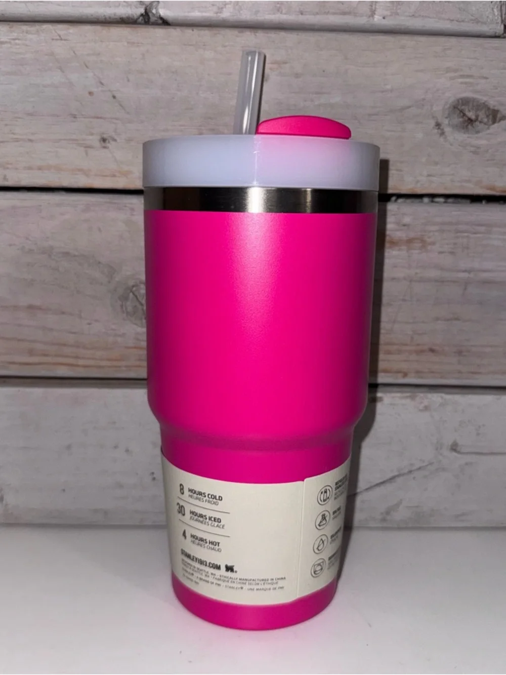 Stanley 20oz Quencher Tumbler PASSION PINK Summer 2024 Heat Wave Collection NWT - Picture 2 of 6
